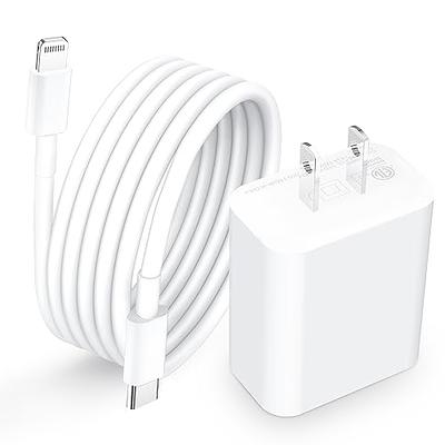 iPhone 14 Charger Block, iPhone Charger Fast Charging, Apple 20W USB-C  Power Adapter Fast Charger Block and Cable 6ft Lightning Cord Compatible  for iPhone 14 Pro/13 Pro Max/12/11/XS Max/10/SE/8 Plus 