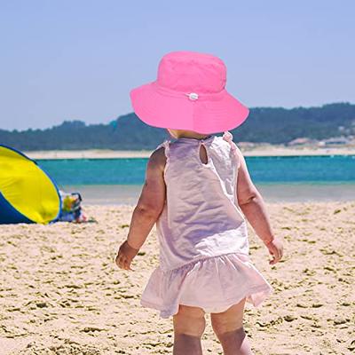 Baby Sun Hat Toddler Summer UPF 50+ Sun Protective Bucket Hat Wide