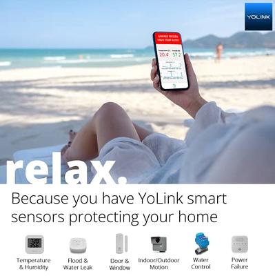 YoLink Smart Outdoor Temperature Sensor with Probe, Thermometer
