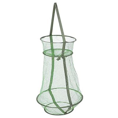 Portable Folding Fishing Net Fish Shrimp Crab Mesh Spring Cage Basket Quick  Drying Outdoor Fishing Net Trap Fishing Accessories