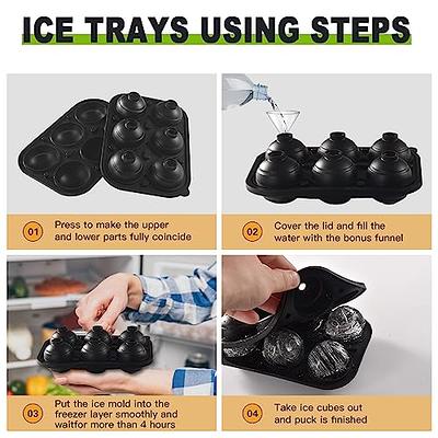 Silicone Ice Cube Trays with Lid for Freezer 3 Pack, Annaklin 12