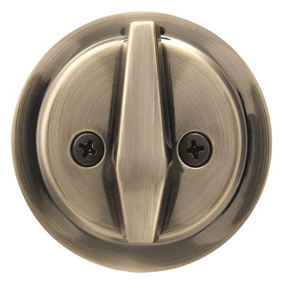 Hyper Tough, Keyed Entry, Ball-Style Doorknob, Antique Brass Finish