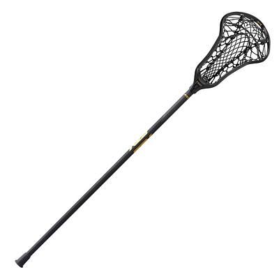 STX Crux Pro Lock Pocket Women's Complete Lacrosse Stick in Black/Gold