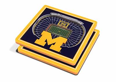 Michigan Wolverines Team Logo 12oz. Slim Can Holder