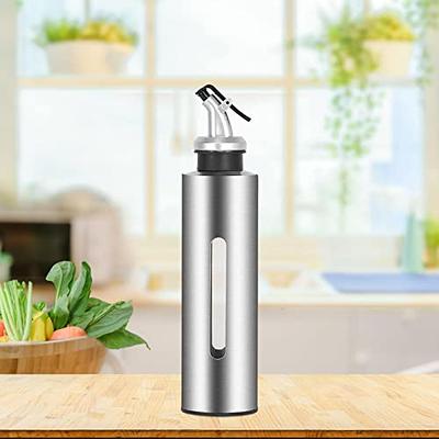 TINMIX Oil Dispenser with Brush - Glass Olive Oil Dispenser for Kitchen, 2  in 1