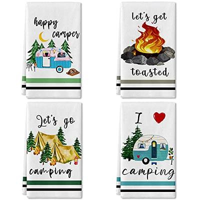  Kokaaee (2 Packs Funny Kitchen Towels Dish Cloths Set Cute Tea  Bar Towels Hand Drying Pattern Decorative Design with Sayings Fun Cool  Decor Dishtowel Hostess Housewarming Gifts : Home & Kitchen