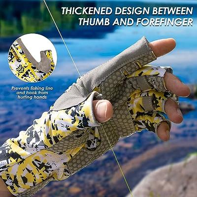 Uv Protection Fishing Gloves,fingerless Sun Protection Gloves For