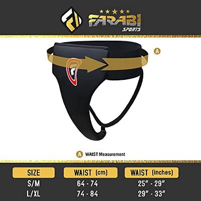 Groin Guard for Karate, Taekwondo, MMA, Muay Thai, Boxing - Black