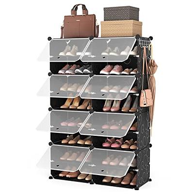 32 Pair Shoe Rack (Set of 2) Rebrilliant Finish: Black