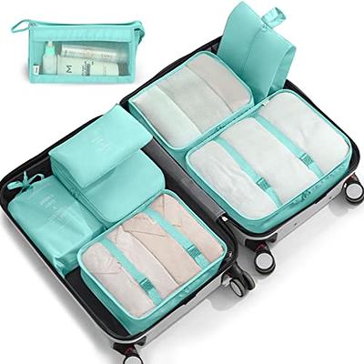 Packing Cubes - 9 PCS Travel Luggage Organizers Set Waterproof Suitcase  Organizer Bags Travel Essentials Clothes Shoes Cosmetics Toiletries Storage  Bags(Black) - Yahoo Shopping