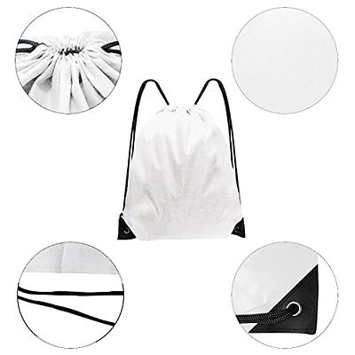 GoodtoU Drawstring Backpack Bags 24 Pcs Draw String Sport Bag Drawstring  Gym Bag Draw String Back Sack 4 Colors