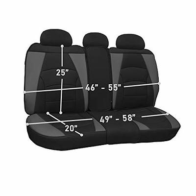 FH Group Car Seat Covers Front Set Automotive Seat Cushions - Low Back Car  Seats, Universal Fit, Automotive Seat Cover, Car Seat Cushion, Airbag