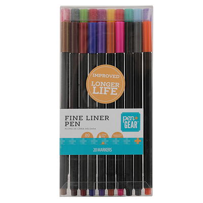 Pen+gear Retractable Gel Pens, Assorted Colors, 24 Count