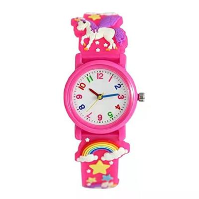 Child's love Girls Watches Kids Watches 3D Cartoon Daily Using Waterproof Unicorn  Watches for Girls Gifts for Girls Ages 3-12 Toys for 3 4 5 6 7 Year Old Kids  (Rose red) - Yahoo Shopping