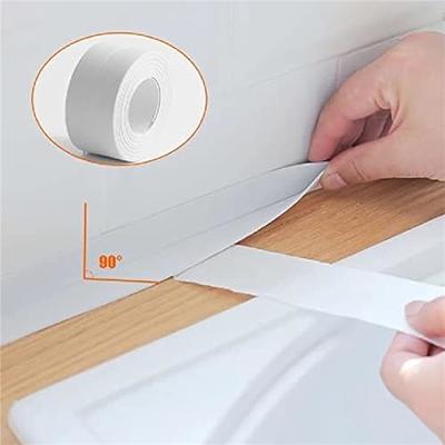 Bathroom Shower Sink Bath Sealing Strip Tape White PVC Self adhesive  Waterproof