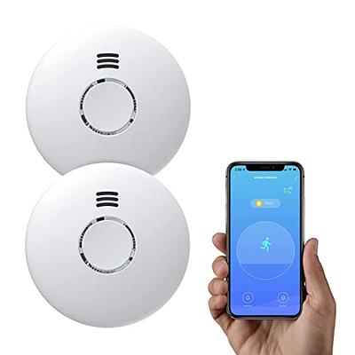 X-Sense Smart Smoke Detector Fire Alarm with Replaceable Battery, Wi-Fi  Smoke Detector, App Notifications with Optional 24/7 Professional  Monitoring