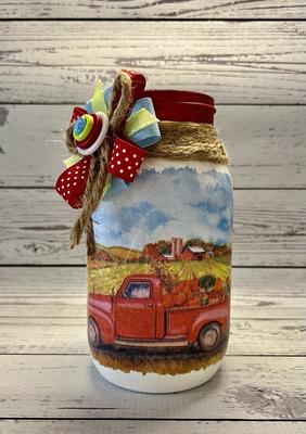 Farmhouse Mason Jar Cookie Jar