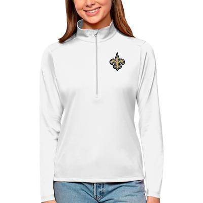 Women's New Orleans Saints Antigua White Victory Logo Pullover