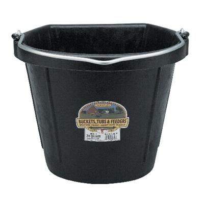 HB Smith 24 Qt. Wheeled Mop Bucket with Wringer and Removable Divider  24QSPW - The Home Depot