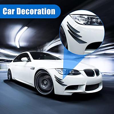 Universal Car Front Bumper Lip Rubber Fin Splitter Body Spoiler Canards  Spoiler Car Tuning Canard Decor Black Carbon Fiber From 6,61 €