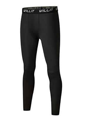  Boys Leggings Quick Dry Youth Compression Pants