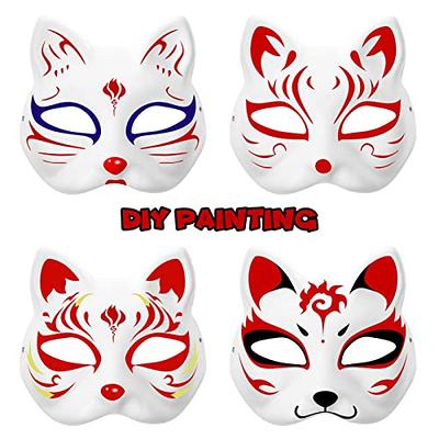 10 CAT MASKS to Paint, DIY White Masks for Halloween & Cosplay £14.24 -  PicClick UK