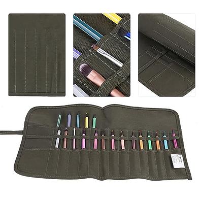 18pcs Pen Charcoal Sketch Set Sketching Pencil Set Roll Up Canvas