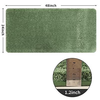 COSY HOMEER Bath Rugs for Bathroom Extra Thick - Anti-Slip Bath Mats Soft  Plush Yarn Shaggy 100% Strong Mirco Polyeste Mat Living Room Bedroom Mat