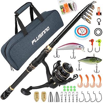 Urban Deco Kids Fishing Starter Kit - Rod and Reel Combos, Portable  Telescopic Fishing Rod with Tackle Box for Boys,Girls,Youth,Beginner - Pink  - Yahoo Shopping