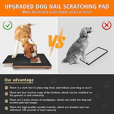 Dog Scratch Pad for Nails, Dog Nail Scratch Board with Double-Sided  Sandpaper, F | eBay