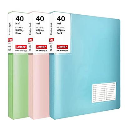 Dunwell Binder with Plastic Sleeves 24-Pocket (1 Pack, Blue) - Presentation  Book, 8.5 x 11 Portfolio Folder with Clear Sheet Protectors, Displays  48-Page Documents, Certificates, Important Papers - Yahoo Shopping