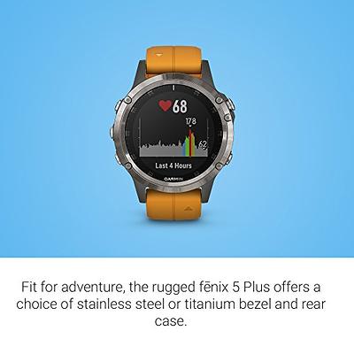  Garmin fēnix 5s, Premium and Rugged Smaller-Sized Multisport  GPS Smartwatch, Silver/Black : Electronics