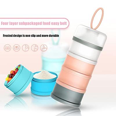 1~8PCS New 4-Grids Portable Baby Food Storage Box Infant Milk Powder Organizer  Container For Milk Powder Storage Organizer - AliExpress