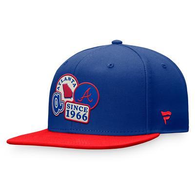 Men's New Era White/Royal Atlanta Braves Cooperstown Collection