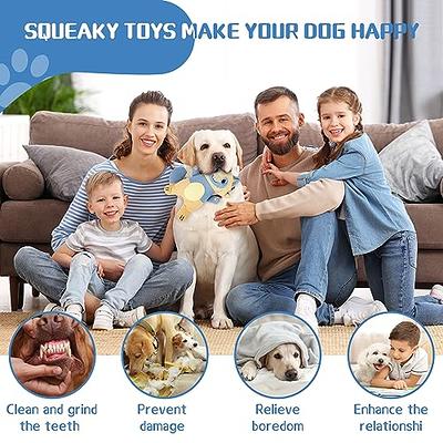 Dog Treat Dispensing Duck Dog Toy Squeak Dog Puzzle Toy Durable Plush Chew  Toys For Small Medium Large Dogs Training Playing