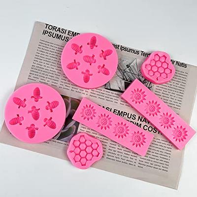 Mujiang Bumble Bee Silicone Mold Dragonfly Spider Fondant Molds For Cake  Decorating Candy Clay Chocolate Set Of 4