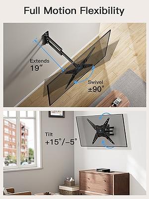 Mounting Dream TV Wall Mount for 32-65 Inch TV, TV Mount with Swivel and  Tilt, Full Motion TV Bracket with Articulating Dual Arms, Fits 16inch  Studs