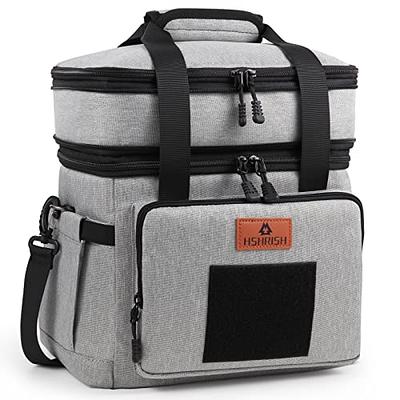 HSHRISH Lunch Box for Men, Women Double Deck Heavy Duty Large