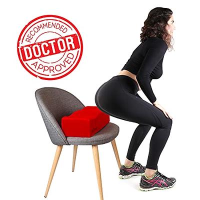 Brazilian Butt Lift Pillow ? Dr. Approved for Post Surgery Recovery Seat ?  BBL Foam Pillow + Cover Bag Firm Support Cushion Butt Support Technology 