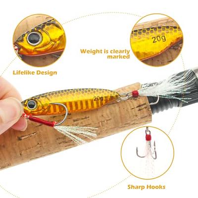 Metal Fishing Lures With Soft Paddle Tail Swimbaits Fishing Spinner Lures  Hard Artificial Baits For Saltwater Freshwater Metal Hard Baits With Soft  Plastic Baits Fishing Baits Lures Freshwater Fishing : : Sports