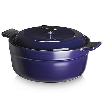 CAST IRON DEEP FRY SKILLET WITH LID 10.5X3