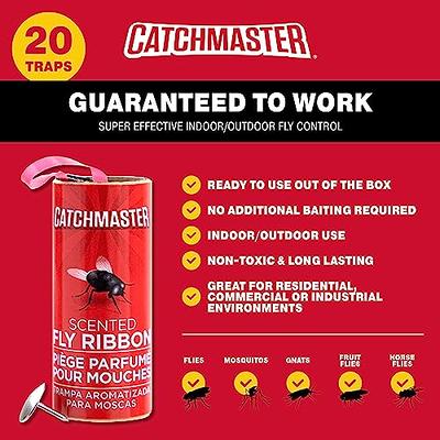 Fly trap adhesive strips Fly catcher glue rolls, fly tape against fungus  gnats fruit flies and fruit