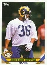 1993 Topps Jerome Bettis Rookie Football Card #166 - Shipped In Protective  Display Case - Yahoo Shopping