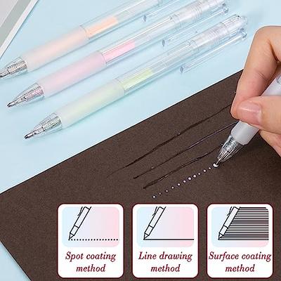 Lincia 12 Pcs Ball Point Glue Pen Easy Control Glue Pens for Crafting  Liquid Fabric Glue