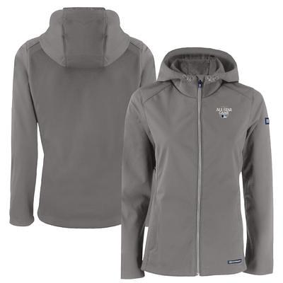 Detroit Tigers Cutter & Buck Evoke Hybrid Eco Softshell Recycled Full-Zip  Hoodie - Gray