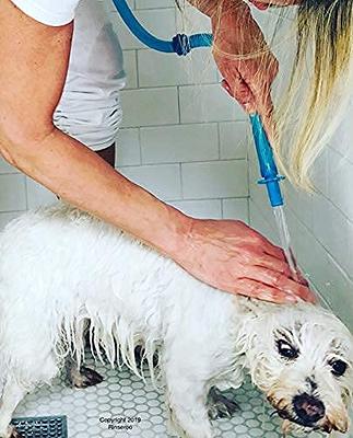 Pet Faucet Sprayer, Dog Shower Head Spray Drains Strainer Pet Bath