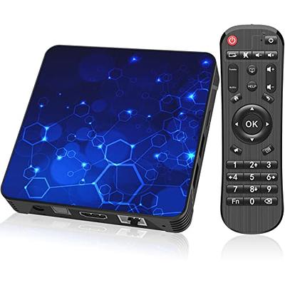 EASYTONE 2023 Newest Android TV Box 12.0, Android Box TV 4GB 64GB Allwinner  H618 Quad core 6K TV Box with 2.4/5GHz Dual-WiFi 6K UHD WiFi 6 BT5.0