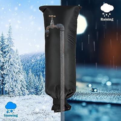 Outdoor Faucet Covers for Winter Freeze Protection, 2 Pack 6.7 x 11 Hose  Bib Covers for Winter, Water Spigot Covers Winter Insulated, Pipe Wrap