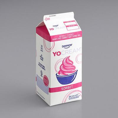 Yocream Yogurt Mix, Mountain Blackberry Nonfat Soft Serve, 64 Ounce -- 6 per Case.