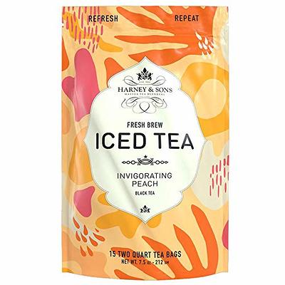 Harney & Sons Green Iced Tea, Fresh, Brews Up to 30 Quarts, Blueberry, 15 Count